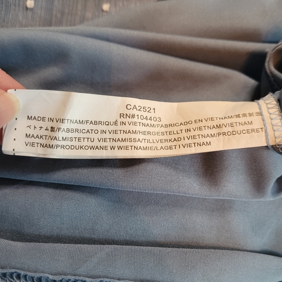 Moon River Back Cut-Out Clip Dot Tiered Midi Dress From Anthropologie - Picture 15 of 16